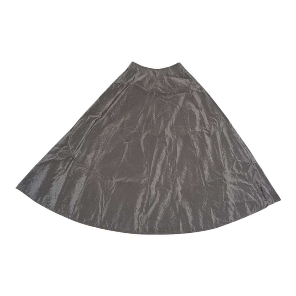 Vintage RALPH RALPH LAUREN Gray Wide Flowy Sequin Skirt Old Money (Size 4)